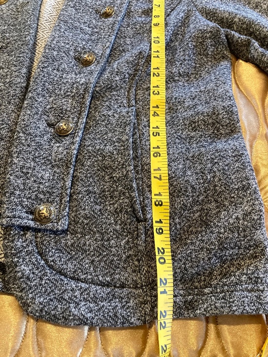 TOMMY HILFIGER Military / Sgt. Pepper Style Jacket Gray and Black Size S/P - Picture 14 of 15